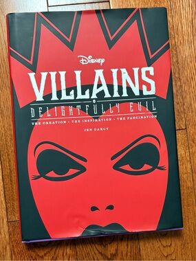 Disney Villains 'Delightfully Evil' Hardcover Book - Red & Black